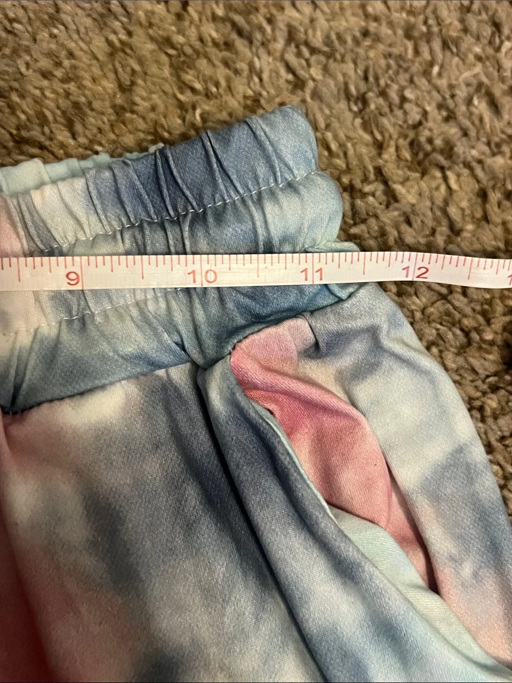 Tie-Dye Kids Pajama Set - Pink, Blue & Gray